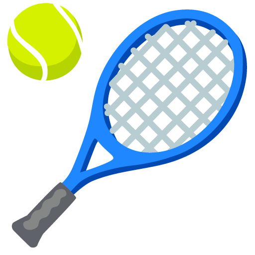 Google design of the tennis emoji verson:Noto Color Emoji 15.0