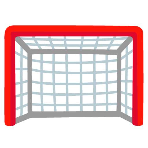 Google design of the goal net emoji verson:Noto Color Emoji 15.0