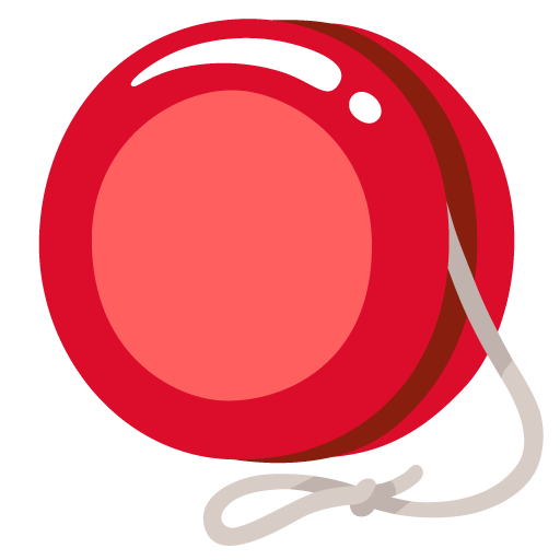 Google design of the yo-yo emoji verson:Noto Color Emoji 15.0