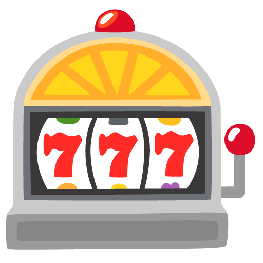 Google design of the slot machine emoji verson:Noto Color Emoji 15.0