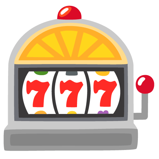 Google design of the slot machine emoji verson:Noto Color Emoji 15.0