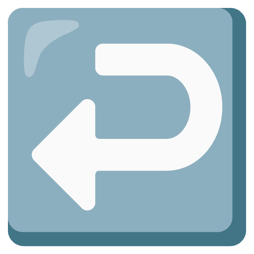 ↩ Right Arrow Curving Left Emoji Meaning From Girl & Guy Emojisprout