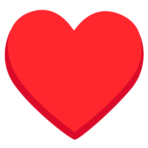 Google design of the heart suit emoji verson:Noto Color Emoji 15.0
