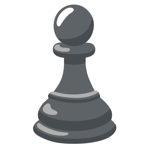 Google design of the chess pawn emoji verson:Noto Color Emoji 15.0