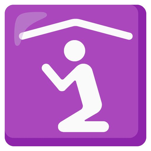 Google design of the place of worship emoji verson:Noto Color Emoji 15.0