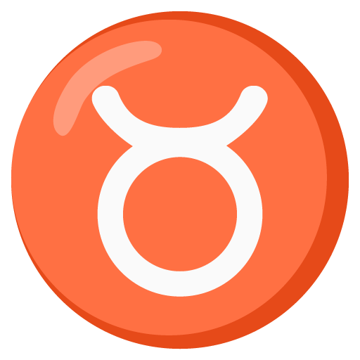 Google design of the Taurus emoji verson:Noto Color Emoji 15.0