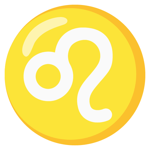 Google design of the Leo emoji verson:Noto Color Emoji 15.0