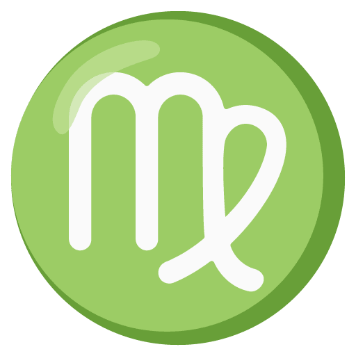 Google design of the Virgo emoji verson:Noto Color Emoji 15.0
