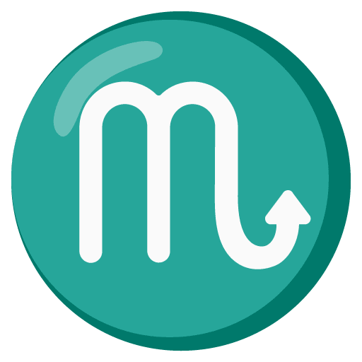 Google design of the Scorpio emoji verson:Noto Color Emoji 15.0