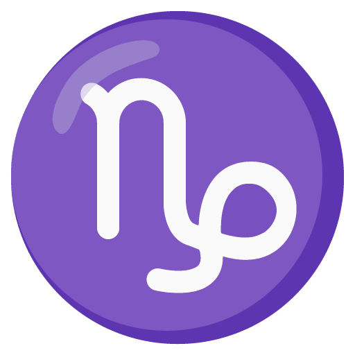 Google design of the Capricorn emoji verson:Noto Color Emoji 15.0