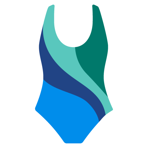 Google design of the one-piece swimsuit emoji verson:Noto Color Emoji 15.0