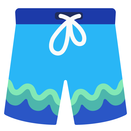 Google design of the shorts emoji verson:Noto Color Emoji 15.0