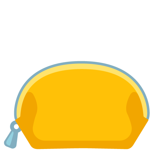 Google design of the clutch bag emoji verson:Noto Color Emoji 15.0