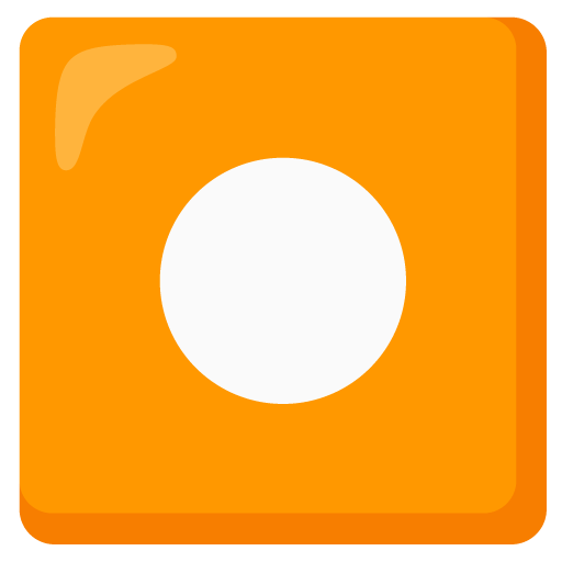 Google design of the record button emoji verson:Noto Color Emoji 15.0