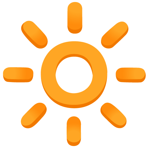 Google design of the bright button emoji verson:Noto Color Emoji 15.0