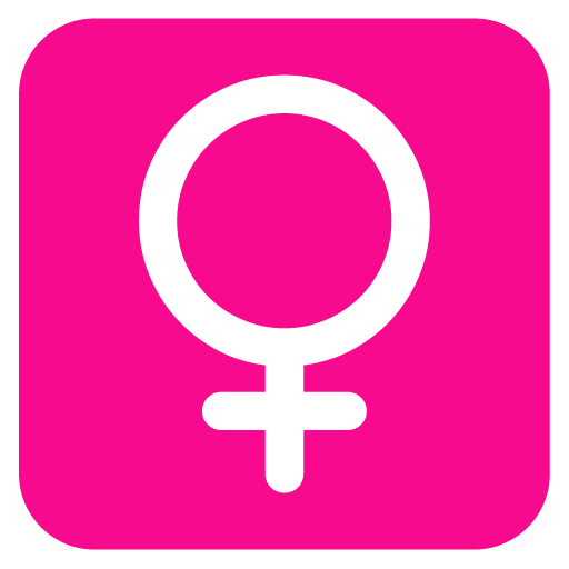 Microsoft design of the female sign emoji verson:Windows-11-22H2