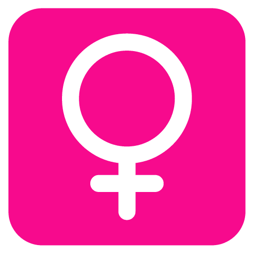 Microsoft design of the female sign emoji verson:Windows-11-22H2