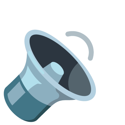 Google design of the speaker medium volume emoji verson:Noto Color Emoji 15.0