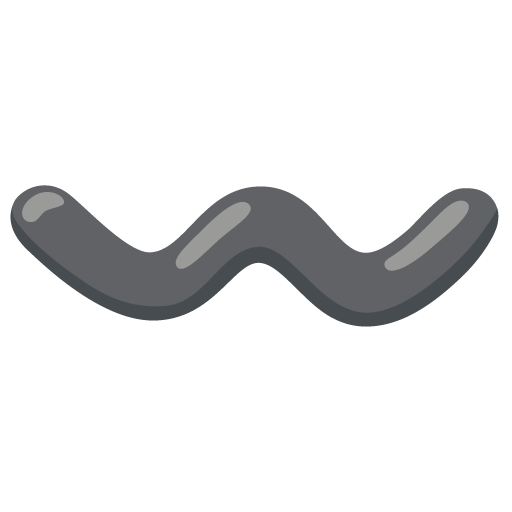 Google design of the wavy dash emoji verson:Noto Color Emoji 15.0