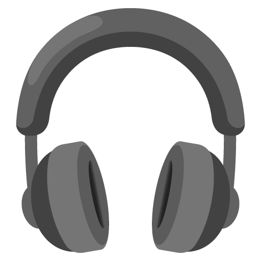 Google design of the headphone emoji verson:Noto Color Emoji 15.0