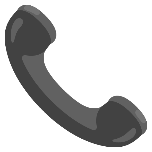Google design of the telephone receiver emoji verson:Noto Color Emoji 15.0