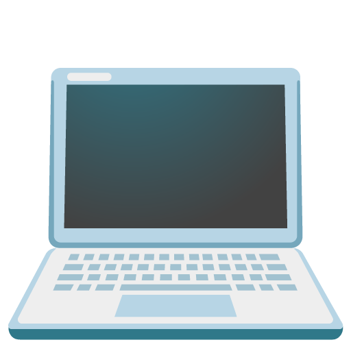 Google design of the laptop emoji verson:Noto Color Emoji 15.0