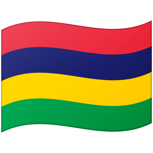 Google design of the flag: Mauritius emoji verson:Noto Color Emoji 15.0