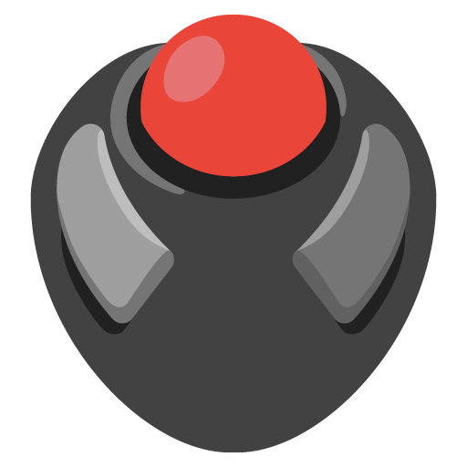 Google design of the trackball emoji verson:Noto Color Emoji 15.0