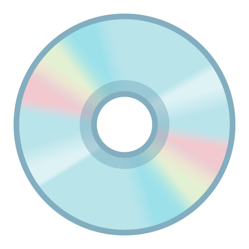 Google design of the optical disk emoji verson:Noto Color Emoji 15.0