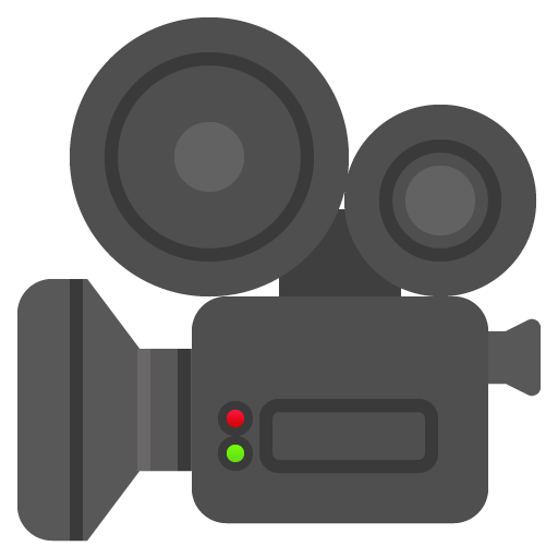 Google design of the movie camera emoji verson:Noto Color Emoji 15.0
