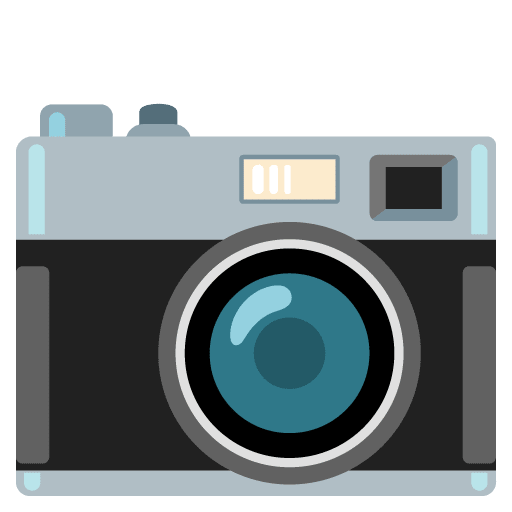 Google design of the camera emoji verson:Noto Color Emoji 15.0