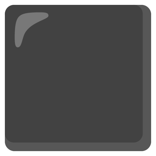 Google design of the black large square emoji verson:Noto Color Emoji 15.0