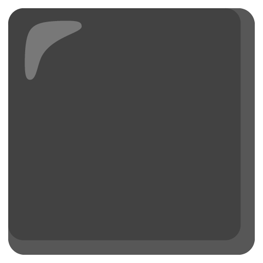 Google design of the black large square emoji verson:Noto Color Emoji 15.0
