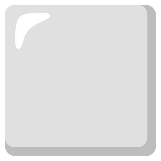Google design of the white large square emoji verson:Noto Color Emoji 15.0