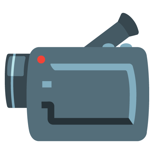 Google design of the video camera emoji verson:Noto Color Emoji 15.0