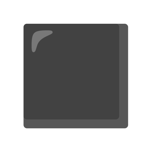 Google design of the black medium square emoji verson:Noto Color Emoji 15.0