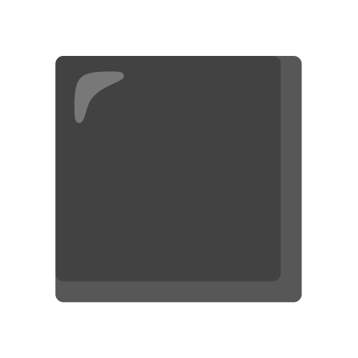 Google design of the black medium square emoji verson:Noto Color Emoji 15.0