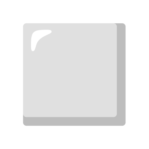 Google design of the white medium square emoji verson:Noto Color Emoji 15.0