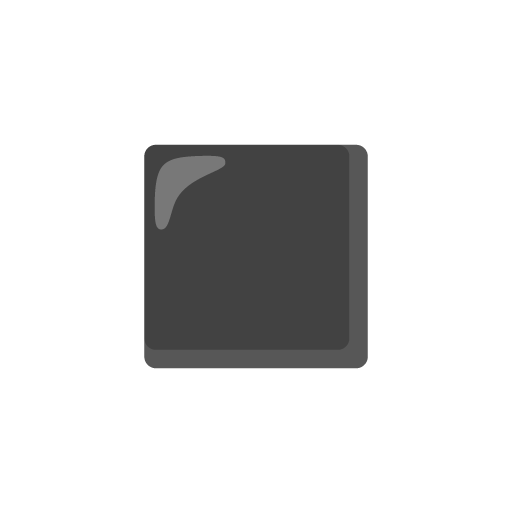 Google design of the black medium-small square emoji verson:Noto Color Emoji 15.0