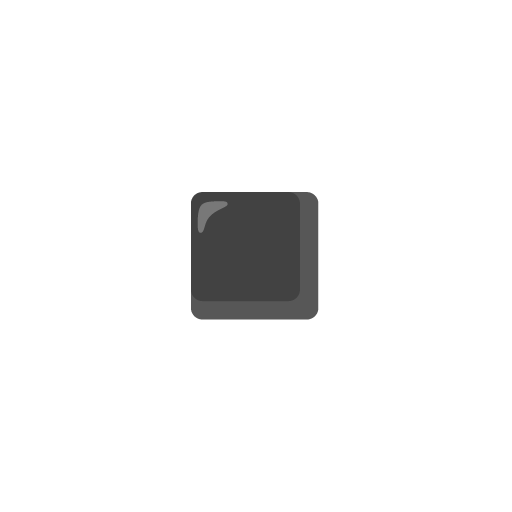 Google design of the black small square emoji verson:Noto Color Emoji 15.0