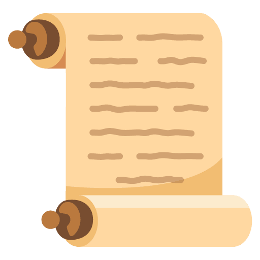 Google design of the scroll emoji verson:Noto Color Emoji 15.0