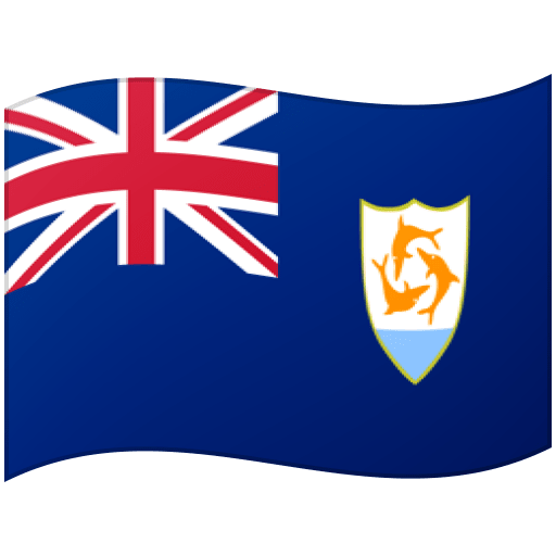 Google design of the flag: Anguilla emoji verson:Noto Color Emoji 15.0