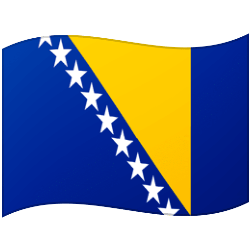 Google design of the flag: Bosnia & Herzegovina emoji verson:Noto Color Emoji 15.0