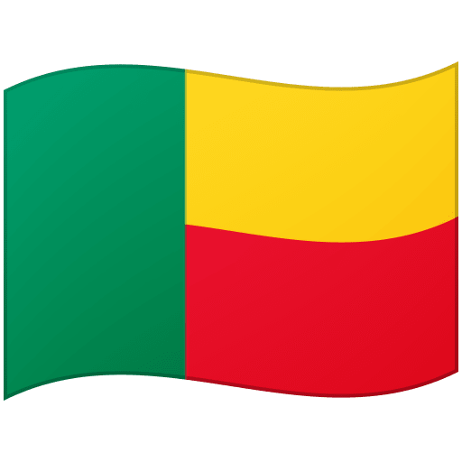 Google design of the flag: Benin emoji verson:Noto Color Emoji 15.0