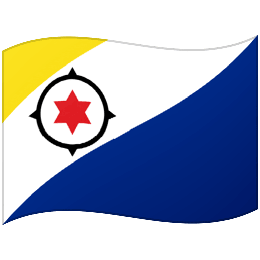 Google design of the flag: Caribbean Netherlands emoji verson:Noto Color Emoji 15.0