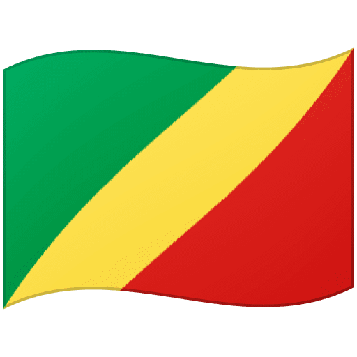 Google design of the flag: Congo - Brazzaville emoji verson:Noto Color Emoji 15.0
