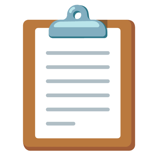 Google design of the clipboard emoji verson:Noto Color Emoji 15.0