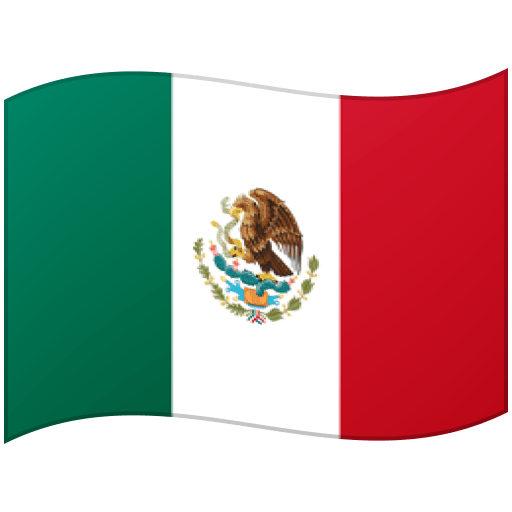 Google design of the flag: Mexico emoji verson:Noto Color Emoji 15.0