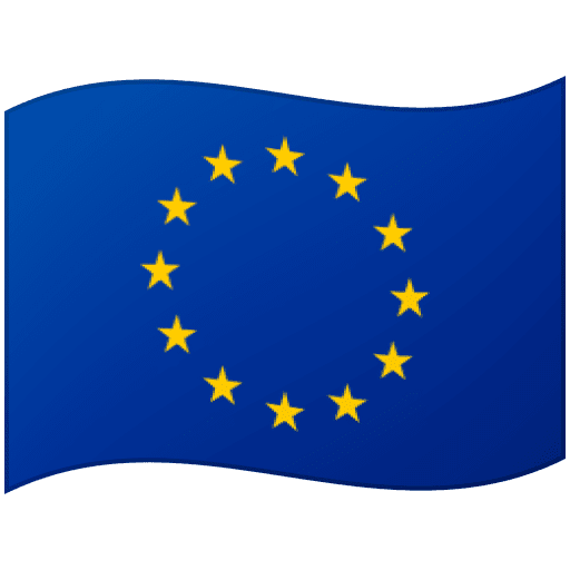 Google design of the flag: European Union emoji verson:Noto Color Emoji 15.0