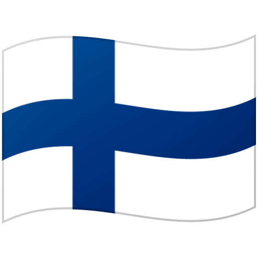 Google design of the flag: Finland emoji verson:Noto Color Emoji 15.0